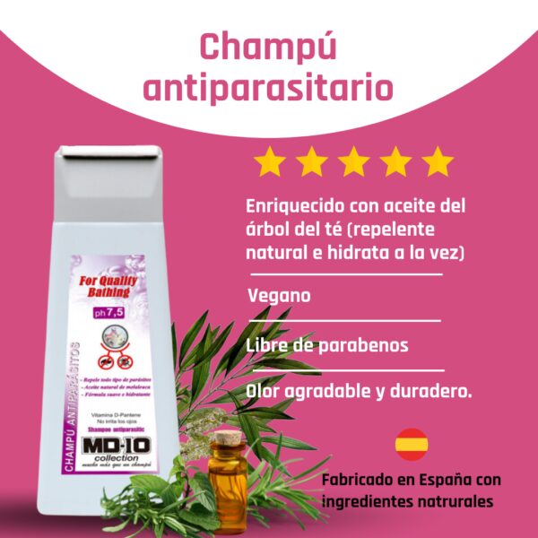 Champú Repelente de Insectos