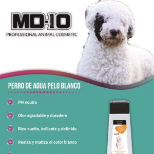 Champú Perro de Agua Español Pelo Blanco