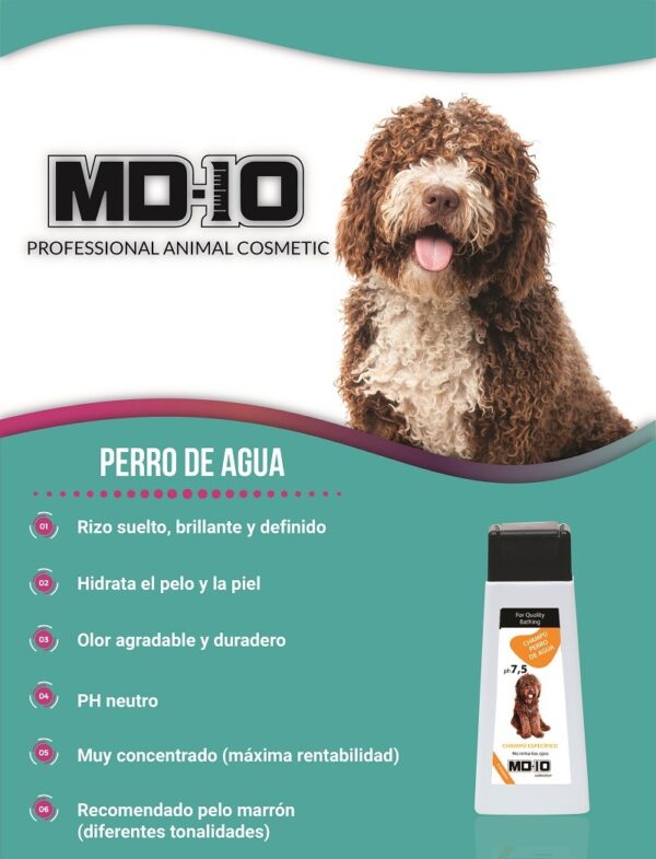 Champú Perro de Agua Español Pelo Marron