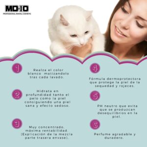 Champú Gatos Pelo Blanco